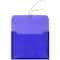 JAM Paper 9.75" x 13" Plastic Elastic Band Closure Expansion Envelopes, 12ct.